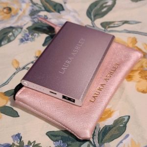laura ashley portable power bank + carrier case 💕